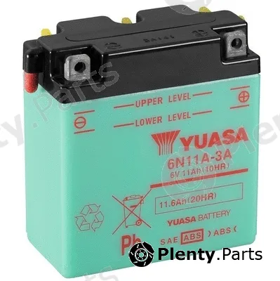 Yuasa 6N11A-3A — Starter Battery Conventional 6 Volt