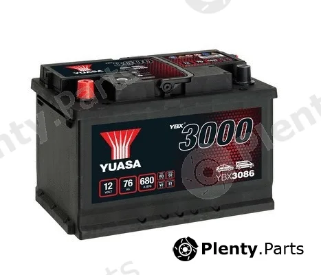 Yuasa YBX3086 — Starter Battery YBX3000 SMF Batteries