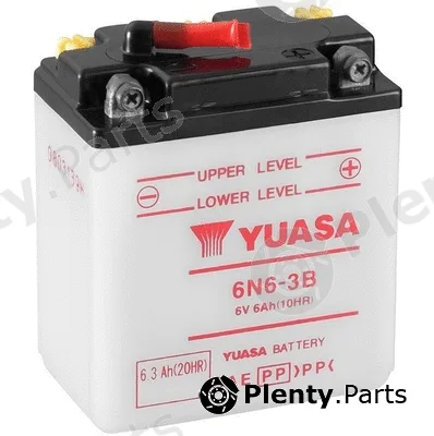 Yuasa 6N6-3B — Starter Battery Conventional 6 Volt