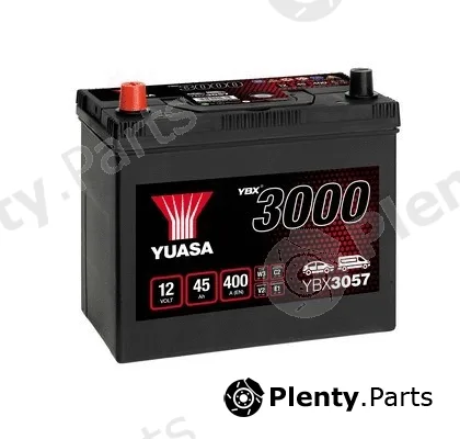 Yuasa YBX3057 — Starter Battery YBX3000 SMF Batteries
