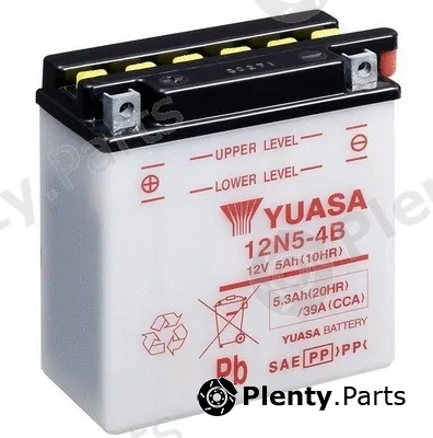Yuasa 12N5-4B — Starter Battery Conventional 12 Volt