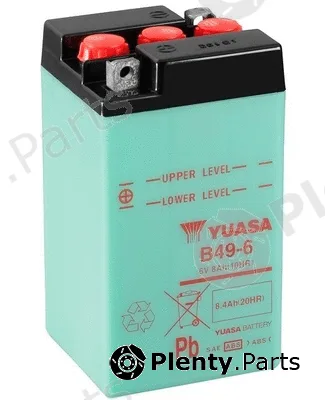 Yuasa B49-6 — Starter Battery Conventional 6 Volt