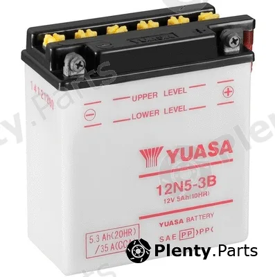 Yuasa 12N5-3B — Starter Battery Conventional 12 Volt