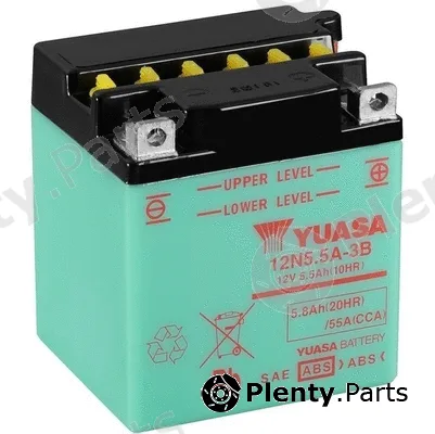 Yuasa 12N5.5A-3B — Starter Battery Conventional 12 Volt
