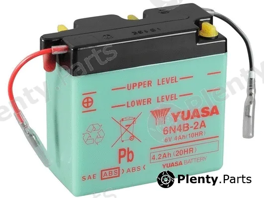 Yuasa 6N4B-2A — Starter Battery Conventional 6 Volt