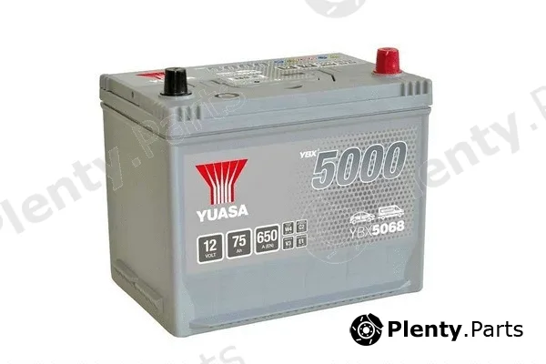 Yuasa YBX5068 — Starter Battery YBX5000 Silver High Performance SMF Batteries