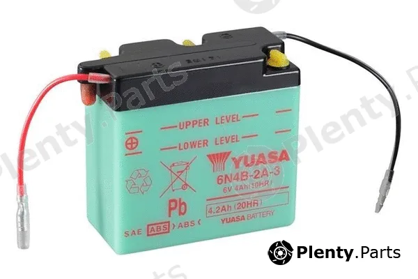 Yuasa 6N4B-2A-3 — Starter Battery Conventional 6 Volt