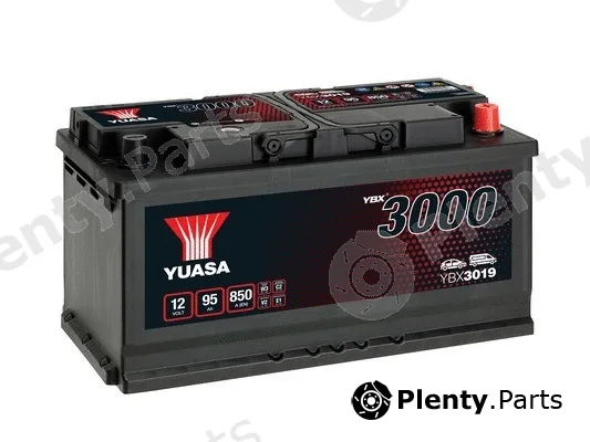 Yuasa YBX3019 — Starter Battery YBX3000 SMF Batteries