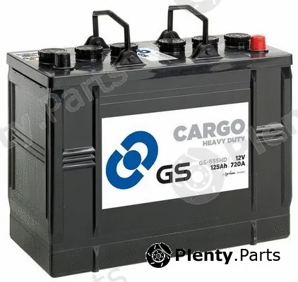 GS GS-655HD — Starter Battery GS Cargo Heavy Duty Battery