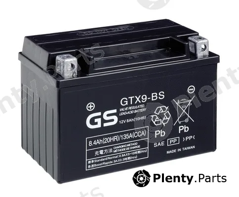 GS GS-GTX9-BS — Starter Battery