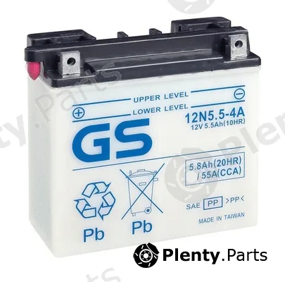 GS GS-12N5.5-4A — Starter Battery