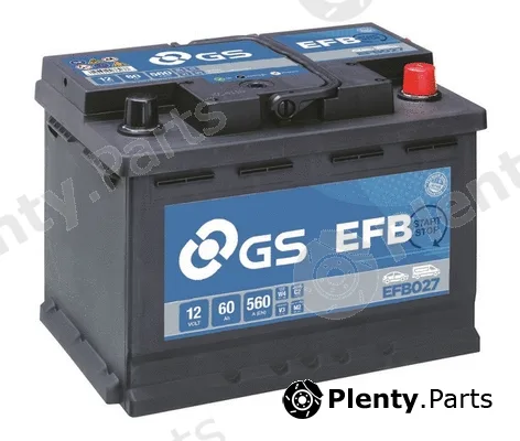 GS EFB027 — Starter Battery GS EFB Stop Start
