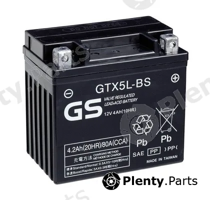 GS GS-GTX5L-BS — Starter Battery