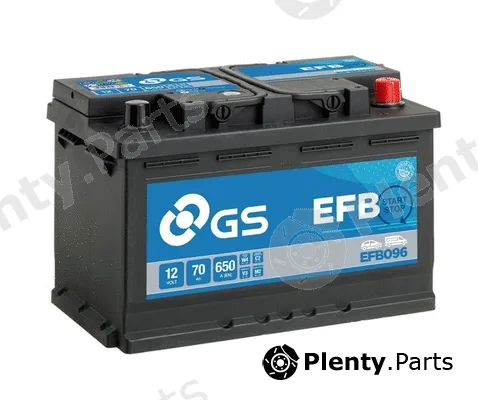 GS EFB096 — Starter Battery GS EFB Stop Start