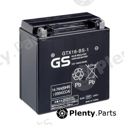 GS GS-GTX16-BS-1 — Starter Battery
