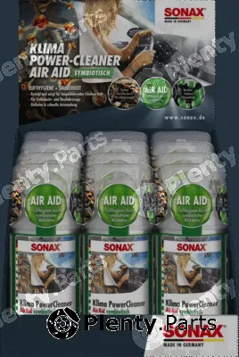 Sonax 03231000 — Air Conditioning Cleaner/-Disinfecter Car A/C Cleaner AirAid symbiotic Counterdisplay