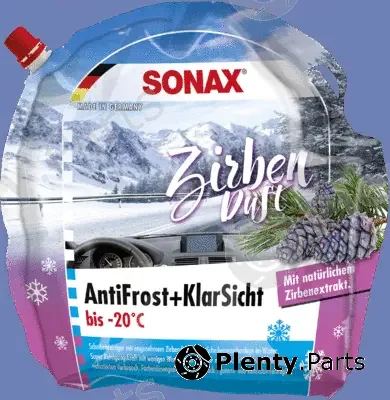 Sonax 01314410 — Antifreeze, window cleaning system Antifreeze+Clear View -20 °C Arolla Pine