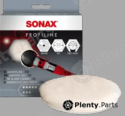 Sonax 04931410 — Attachment, polishing machine Lambswool Pad 133