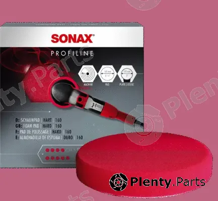 Sonax 04931000 — Attachment, polishing machine Foam Pad hard 160
