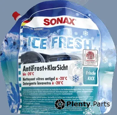Sonax 01334410 — Antifreeze, window cleaning system Antifreeze+Clear View -20 °C Ice-fresh