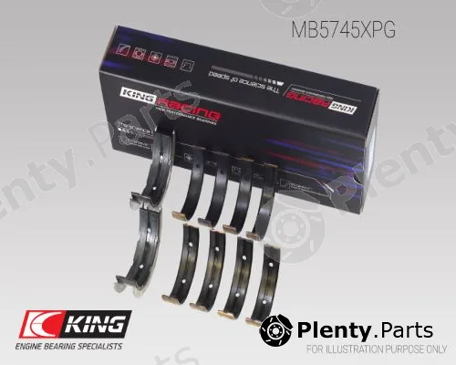 King MB5745XPG — Crankshaft Bearing Set