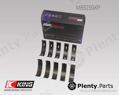 King MB5259XP — Crankshaft Bearing Set