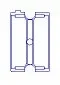 King C1274U-CP-0.25 — Connecting Rod Bearing