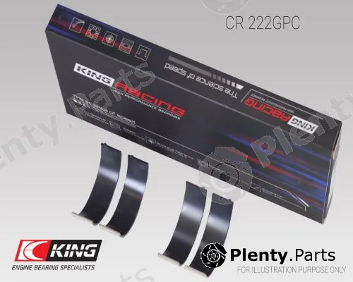 King CR222GPC — Connecting Rod Bearing