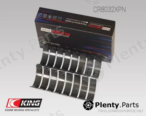 King CR8032XPN — Connecting Rod Bearing