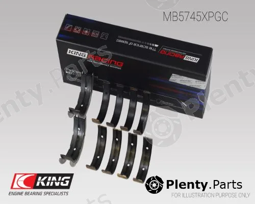 King MB5745XPGC — Crankshaft Bearing Set