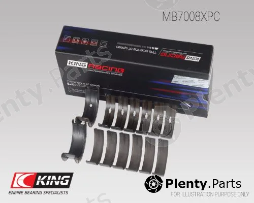 King MB7008XPC — Crankshaft Bearing Set