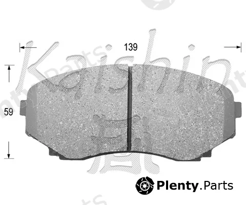 Kaishin FK3110 — Brake Pad Set, disc brake