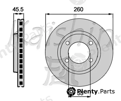 Kaishin CBR398 — Brake Disc