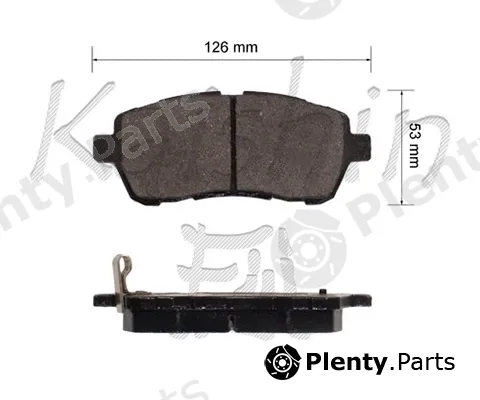 Kaishin FK0051 — Brake Pad Set, disc brake