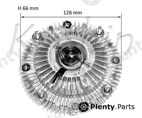 Kaishin GV022 — Clutch, radiator fan