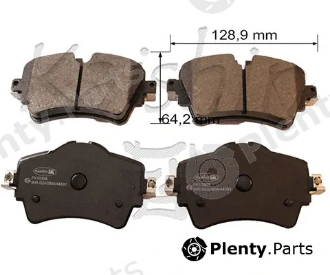 Kaishin FK10308 — Brake Pad Set, disc brake