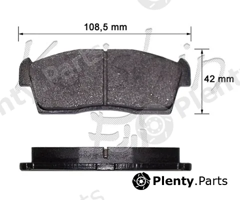 Kaishin FK9027 — Brake Pad Set, disc brake