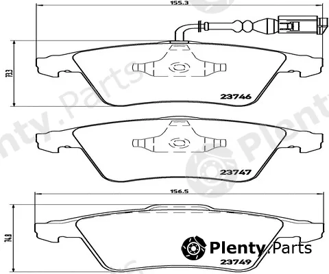 Kaishin FK20115 — Brake Pad Set, disc brake