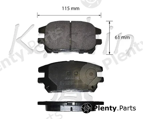 Kaishin FK10221 — Brake Pad Set, disc brake