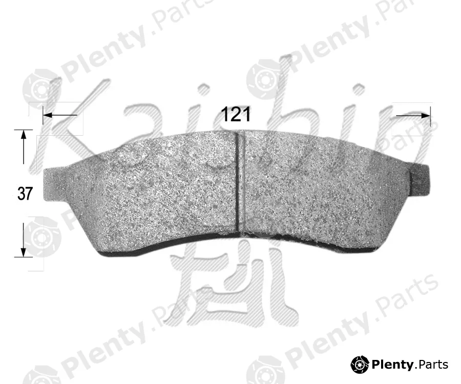 Kaishin FK10114 — Brake Pad Set, disc brake