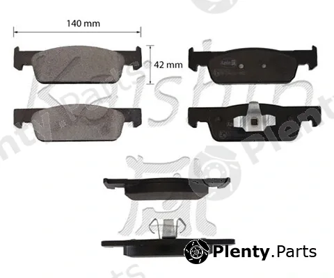 Kaishin FK10230 — Brake Pad Set, disc brake