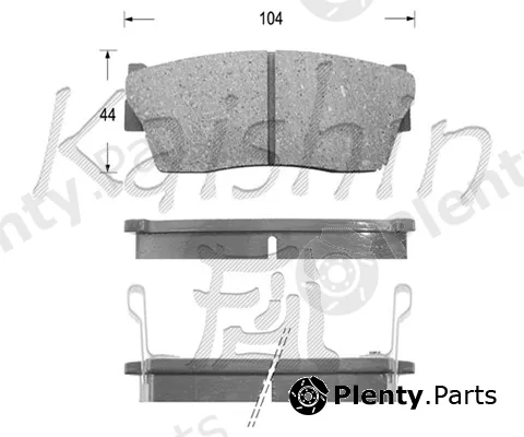 Kaishin FK9010 — Brake Pad Set, disc brake
