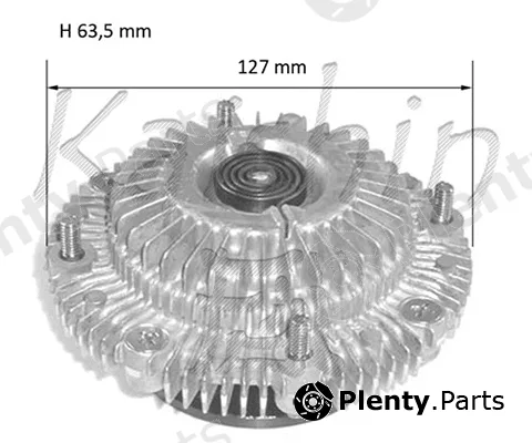 Kaishin GV001 — Clutch, radiator fan