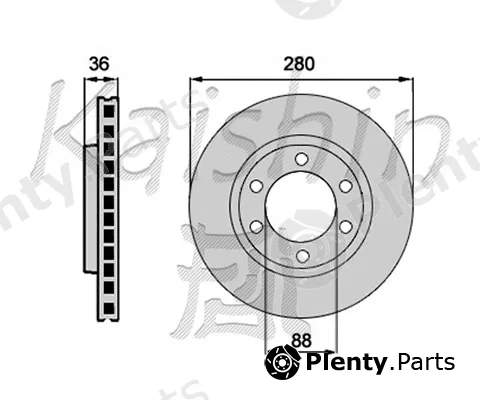 Kaishin CBR145 — Brake Disc