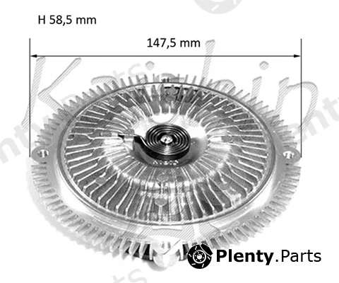 Kaishin GV007 — Clutch, radiator fan