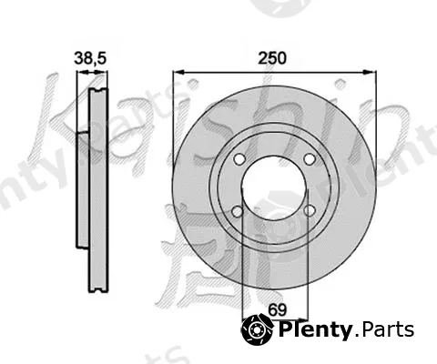 Kaishin CBR290 — Brake Disc