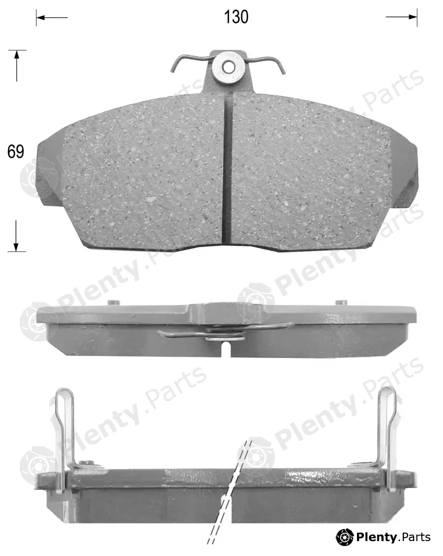 Kaishin FK5103 — Brake Pad Set, disc brake