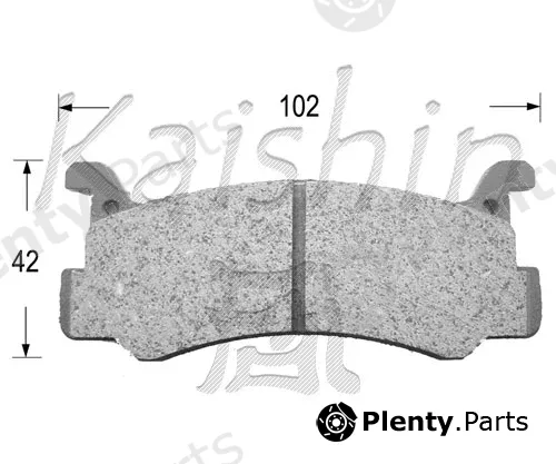 Kaishin FK3031 — Brake Pad Set, disc brake