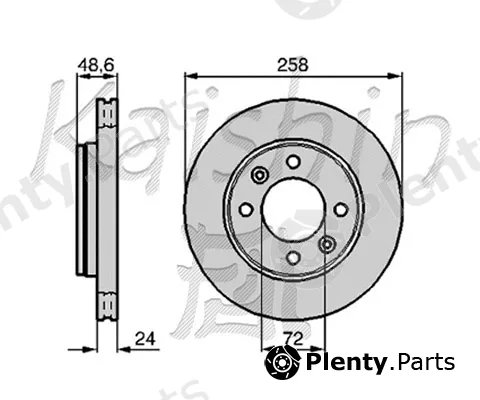 Kaishin CBR013 — Brake Disc