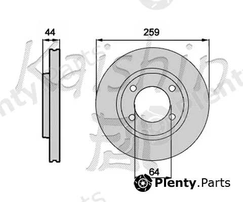 Kaishin CBR257 — Brake Disc